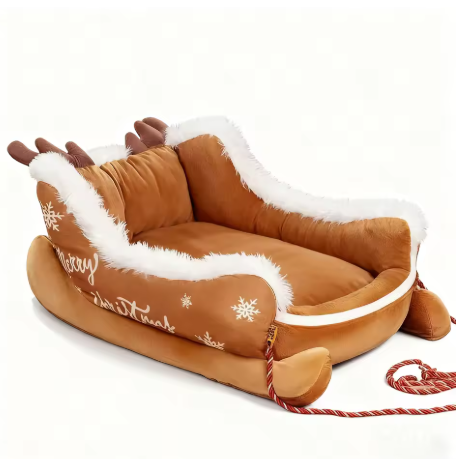 TheBabyMews™ - Christmas Plush Bed
